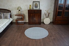 Koberec Micro fiber soft shaggy strieborný