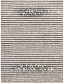 Sivo-krémový behúň 80x240 cm Perles Dolomite – Elle Decoration