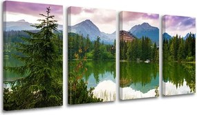 Obraz na stenu 4 dielny SLOVENSKO SK028E41