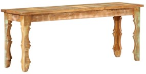 Lavica 110x35x45 cm masívne recyklované drevo