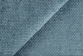 Posteľ Flamingo 180x200 cm, morská modrá štruktúrovaná tkanina