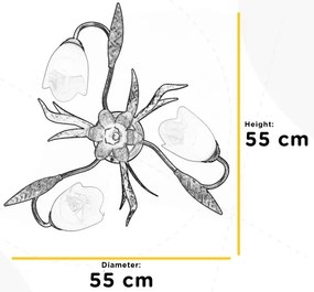 ONLI - Stropné svietidlo SONIA 3xE14/6W/230V