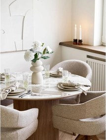 Sivobéžové kameninové taniere v súprave 4 ks ø 21 cm Viola – House Nordic