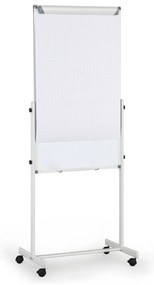 Mobilná tabuľa, flipchart, kombinovaný povrch, 1200 x 700 mm