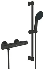 Sprchová batéria GROHE Precision Start so sprchovacím setom 150 mm čierna matná 345972431