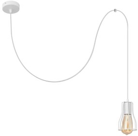 Luster na lanku TUBE 1xE27/15W/230V biela