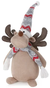 VIANOČNÁ FIGÚRKA REINDEER 44 CM VIACFAREBNÁ