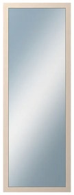DANTIK - Zrkadlo v rámu, rozmer s rámom 50x140 cm z lišty 4020 biela prederaná (2766)