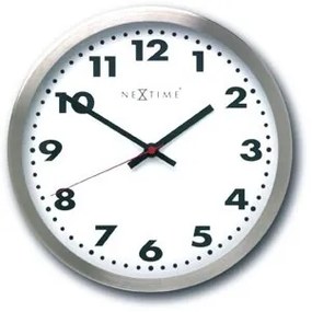 Nástenné hodiny Nextime Arabic White 34cm