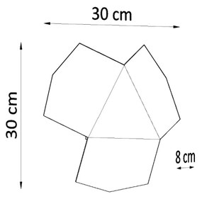 TRE Nástenné svetlo, čierna SL.0425 - Sollux