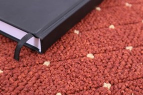 Condor Carpets AKCIA: 80x80 cm Metrážny koberec Udinese terra - neúčtujeme odrezky z role! - S obšitím cm