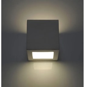 Sollux SL.0005 - Nástenné svietidlo LEO 1xE27/60W/230V biela