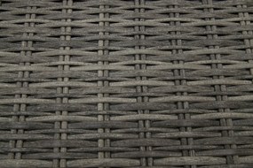 DEOKORK Ratanová modulová zostava rohová BORNEO LUXURY (sivá)