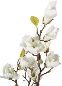 Dekoračný stromček Magnolia s bielymi kvetmi - 16*14*60 cm