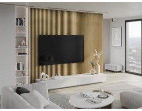 Mexen Lam-B, akustické stenové lamely 275 × 30 cm, HDF doska 4 mm, technická dyha, bambus prírodný, S100-275307-3015-011