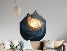 drevko |  Moderná Obraz Galaxia v horách  60 x 485 cm