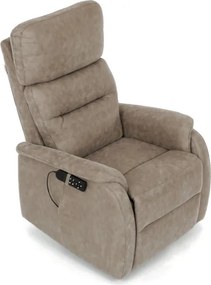 Polohovacie kreslo béžové, elektrické TV-L8904 LAN3