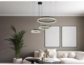LED stmievateľný krištáľový luster na lanku THALIA LED/120W/230V 3000-6000K + diaľkové ovládanie