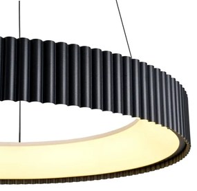 Brilagi - LED stmievateľný luster na lanku FALCON MODERN LED/54W/230V 60 cm čierny + diaľkové ovládanie