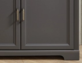 Komoda so zásuvkami Jasmin, grafit/dub