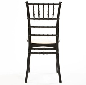 CHIAVARI PLASTIC BLACK PLASTOVÁ SVADOBNÁ STOLIČKA black