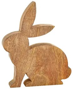 Veľkonočný zajačik z mangového dreva BUNNY Veľkosť: S