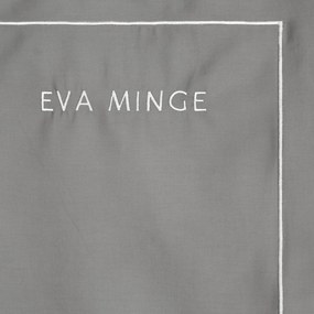 SATÉNOVÉ OBLIEČKY EVA MINGE H 200X220 CM, 2KS 70X80 CM SIVÉ