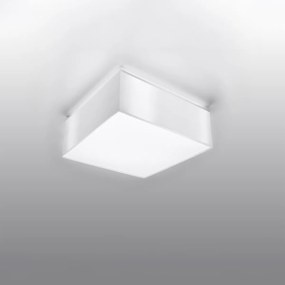 Stropné svietidlo Horus, 1x biele plastové tienidlo, (biely plast), (25 cm)