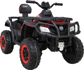 Ramiz Štvorkolka XT-Speed pre deti červená + pohon 4x4 + EVA kolesá + pomalý štart + MP3 rádio + LED