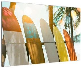 Obraz - Surfovacie dosky (90x60 cm)