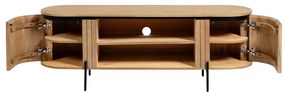 TV stolík z mangového dreva v prírodnej farbe 160x56 cm Licia – Kave Home