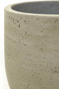 Izbový kvetináč CALDO, vláknocement, 25x22 cm, béžový