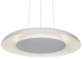LED závesný luster na lanku PIATTINO LED/30W/230V 2700/3200/4000K priemer 40 cm biela