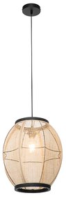 Orientálna závesná lampa hnedá 35 cm - Rob