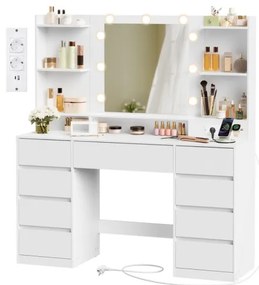 Toaletný stolík s LED zrkadlom RDT141WB02