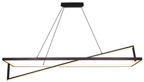 V-Tac LED Stmievateľný luster na lanku LED/45W/230V 3000K 114 cm čierna VT1286