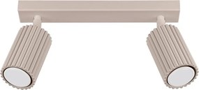 Taupe kovové bodové svietidlo 6,5x30 cm Gleam – Sollux