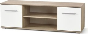 TV stolík/skrinka Vida RTV-1 (dub sonoma + biela). Vlastná spoľahlivá doprava až k Vám domov. 796274