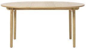 Rozkladací jedálenský stôl Wally 120 - 165cm prírodný dub