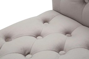 Taupe zamatová lavica Paris – Mauro Ferretti