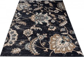 Koberec Dubai CHU antracitový obdĺžnikový – polypropylén Rozmer: 80x150 cm