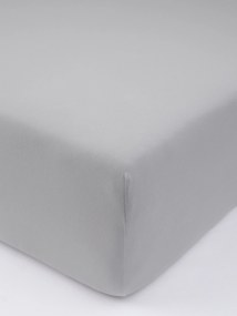 Jersey plachta s elastanom Deluxe 220 × 200 cm – svetlosivá