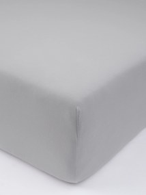 Jersey plachta s elastanom Deluxe 220 × 200 cm – svetlosivá