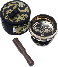 Tibetská spievajúca miska - darčeková sada Farba: Čierna