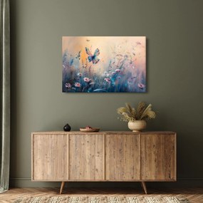 Obraz - Lúka s motýľom II. (90x60 cm)
