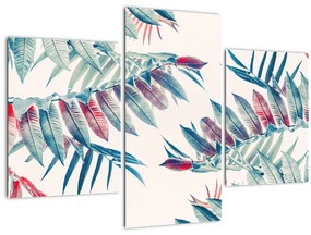 Obraz - Tropické listy (90x60 cm)