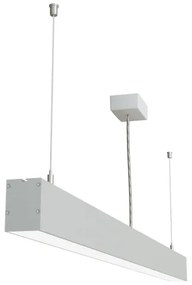 APLED - LED Luster na lanku LOOK LED/46W/230V 4000K 120 cm strieborná