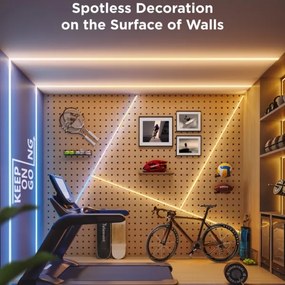 Govee - LED RGBICW Stmievateľný pásik COB 3780 diód 3m Wi-Fi Matter