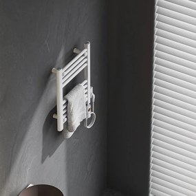 BPS-koupelny Elektrický kúpeľňový radiátor MANAM WH 300W, 40x50 cm, biely