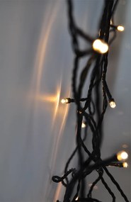 LED vonkajšia vianočná reťaz - 200 LED - 8 funkcií - farba teplá biela